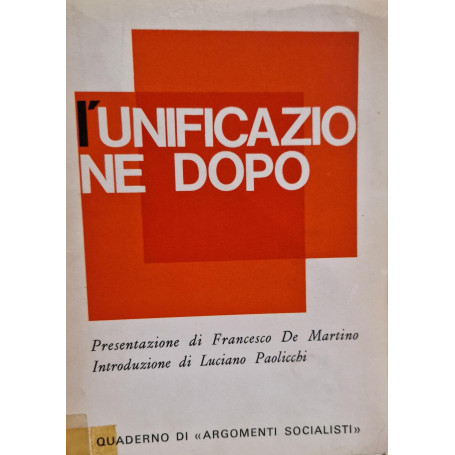 L'unificazione dopo