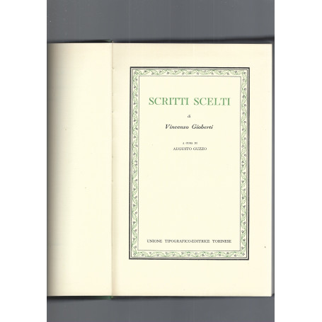 SCRITTI SCELTI