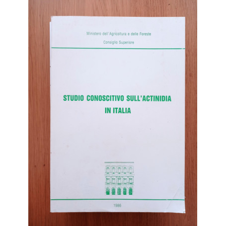Studio conoscitivo sull' actinidia in Italia