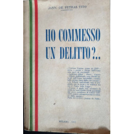 Ho commesso un delitto?