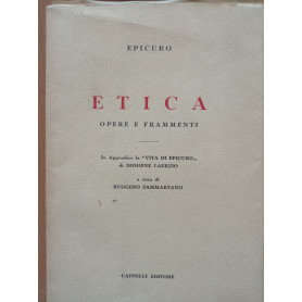 ETICA opere e frammentiLibrisaggi