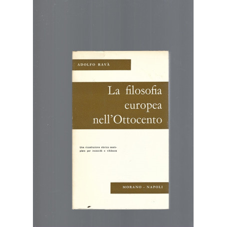 LA FILOSOFIA EUROPEA NELL' OTTOCENTO