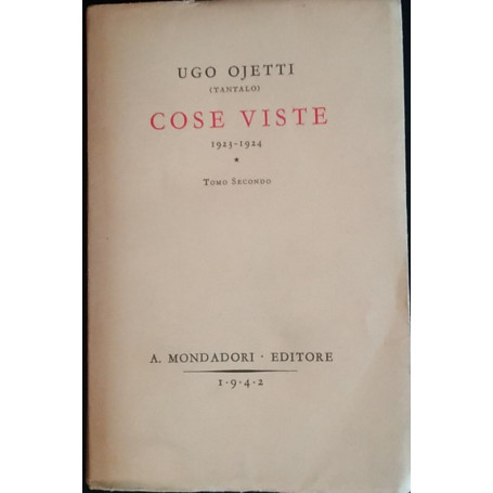 Cose viste. 1923-1924