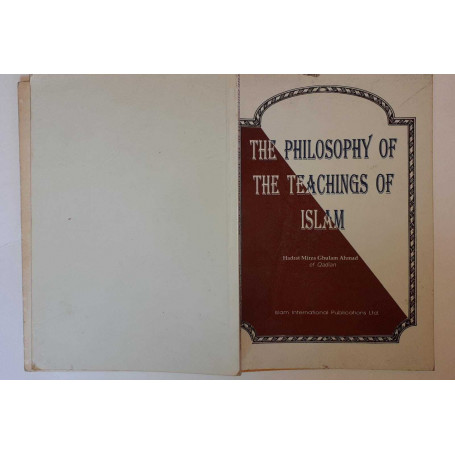 The philosophy of the teachings of Islam