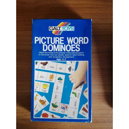 Galt Toys Picture Word Dominoes ( Vintage )