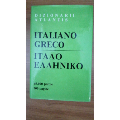 Dizionario Italiano - Greco .