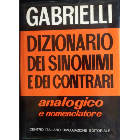 Dizionario dei sinonimi e contrari