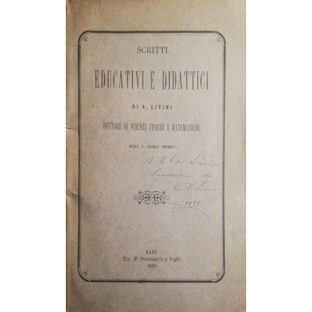 scritti educativi didattici