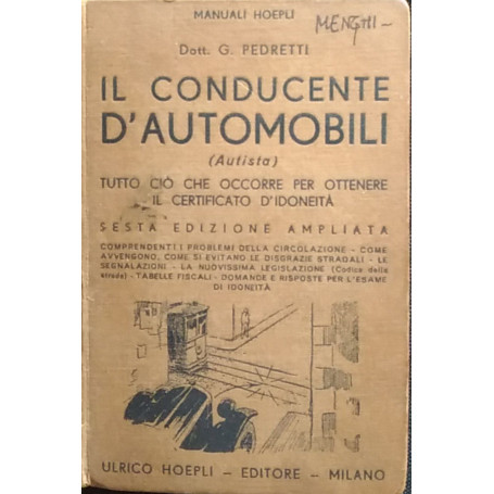 Il conducente d'automobili