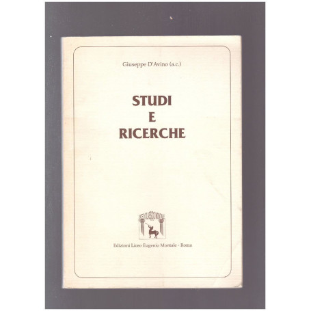 STUDI E RICERCHE