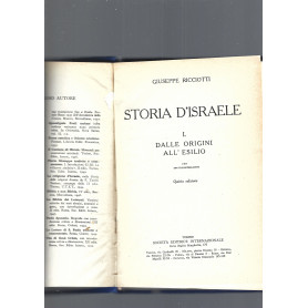 STORIA D' ISRAELE I