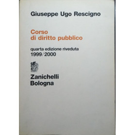 Corso di diritto pubblico (quarta edizione riveduta 1999/2000)