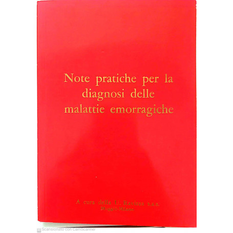 Note pratiche per la diagnosi delle malattie emorragiche