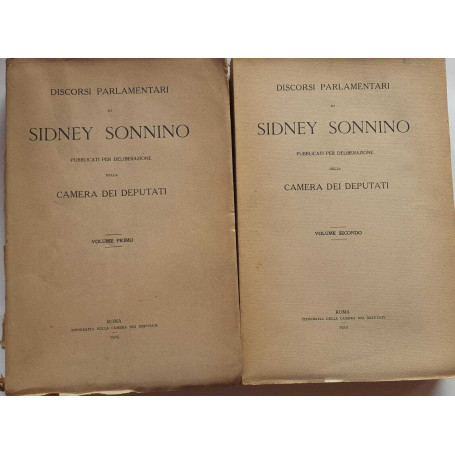 Discorsi parlamentari pubblicati per la deliberazione della camera dei deputati. Volume I II