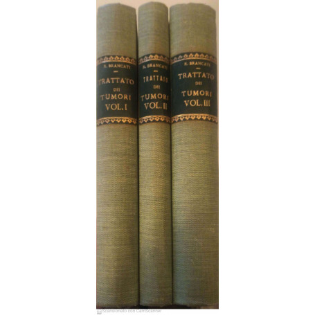 Trattato dei tumori. Volume 1-2-3