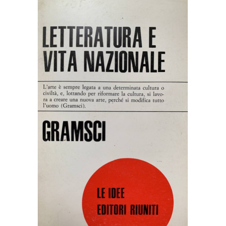 Letteratura e vita nazionale