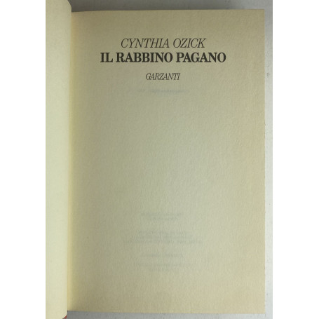 Il rabbino pagano