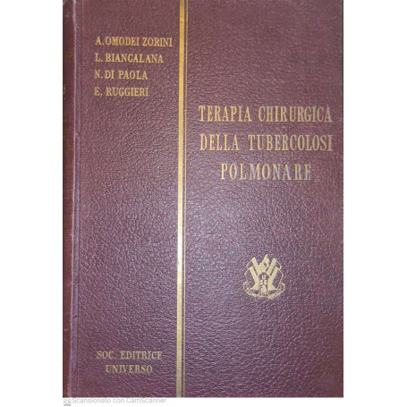 Terapia chirurgica della tubercolosi polmonare