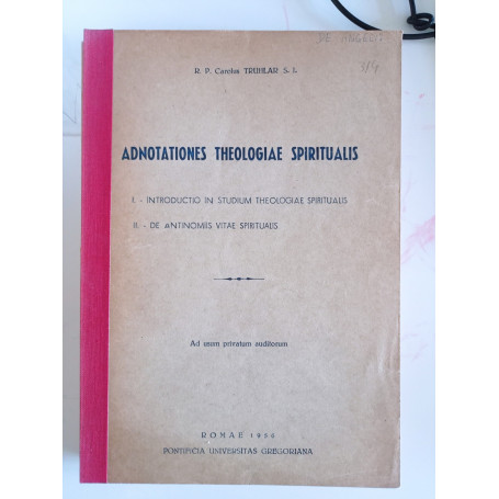 ADNOTATIONES ITHEOLOGIAE SPIRITUALIS