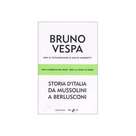 Storia d'Italia da Mussolini a Berlusconi. 1943 l'arresto del Duce 2005 la sfida di Prodi.