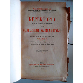 Repertorio per le istruzioni popolari sulla confessione sacramentale