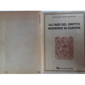 Gli inizi del diritto moderno in Europa