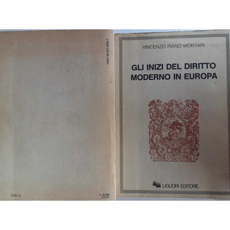 Gli inizi del diritto moderno in Europa