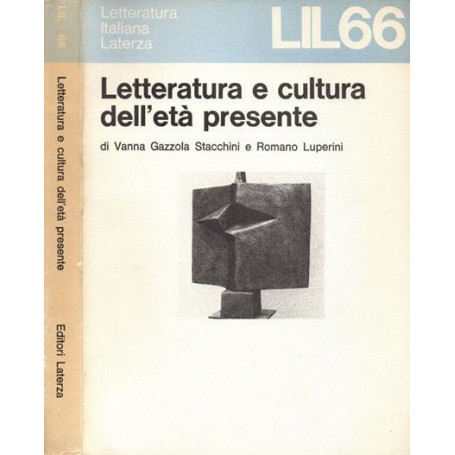 Letteratura e cultura dell'età presente