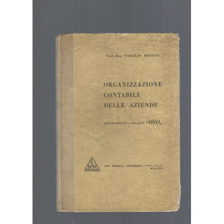 ORGANIZZAZIONE CONTABILE DELLE AZIENDE