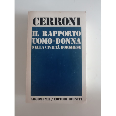 Il rapporto uomo - donna nella civiltà borghese