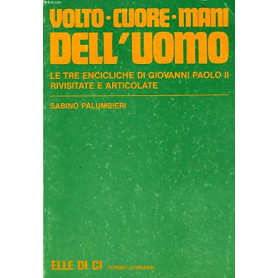 Volto cuore mani dell'uomo