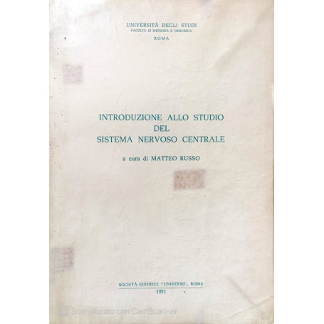 Introduzione allo studio del sistema nervoso.