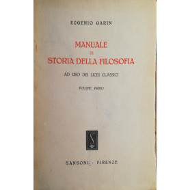 Manuale di Storia della FilosofiaLibrisaggi