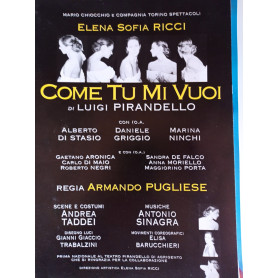 Come tu mi vuoi di Luigi PirandelloLibrisaggi