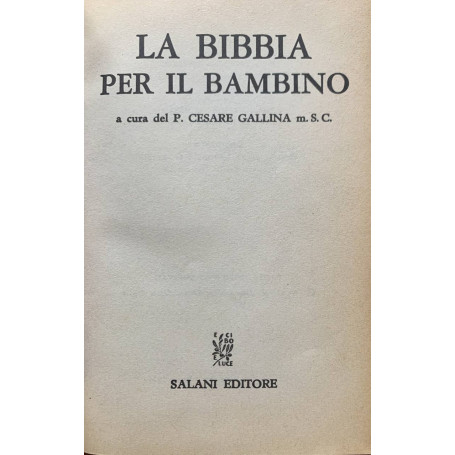 La Bibbia per il bambino