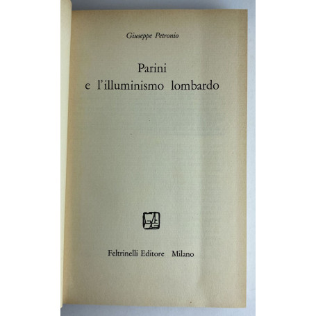 Parini e l'illuminismo lombardo