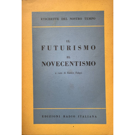 Il Futurismo il Novecentismo