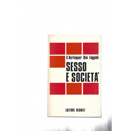 SESSO E SOCIETA'