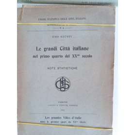 Le grandi Città italiane nel primo quarto del XX secolo