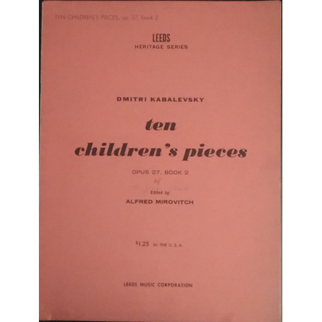 Ten children's pieces