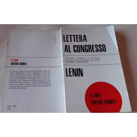 Lettera al congresso e ultimi scritti