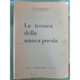 La tecnica della nuova poesia