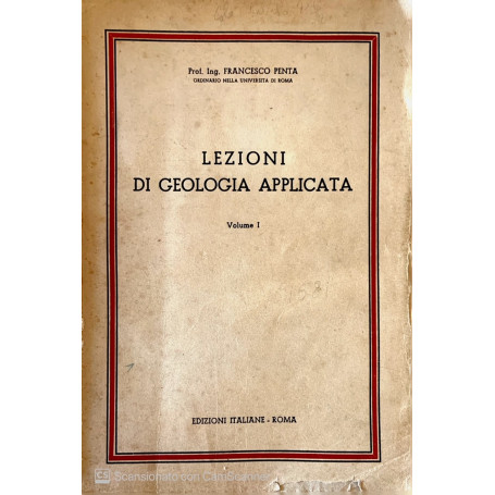 Lezioni di geologia applicata. Vol. 1