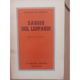 Saggio sul LeopardiLibrisaggi