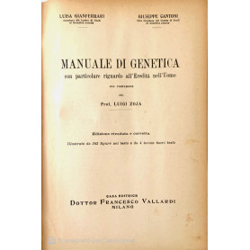 Manuale di geneticaLibrisaggi