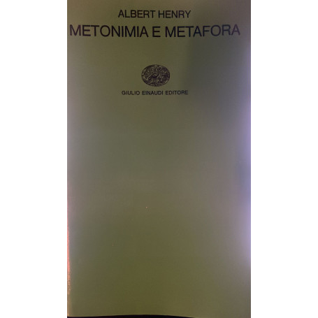 Metonimia e metafora
