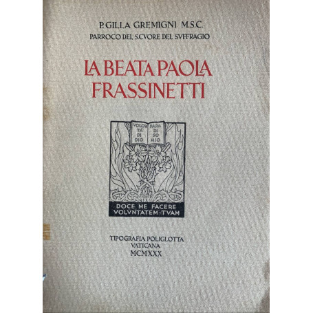 La beata Paola Frassinetti