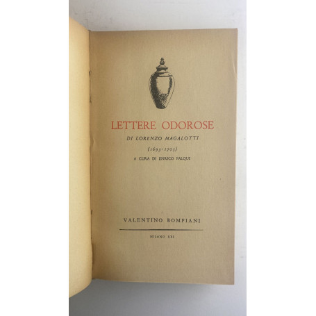 Lettere odorose (1693 - 1705)