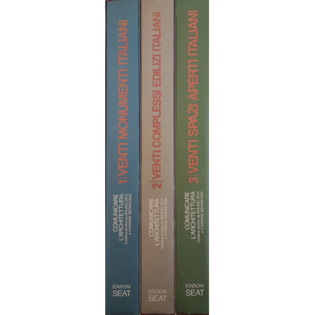 Comunicare l'architettura. Venti spazi aperti italiani (3 volumi)