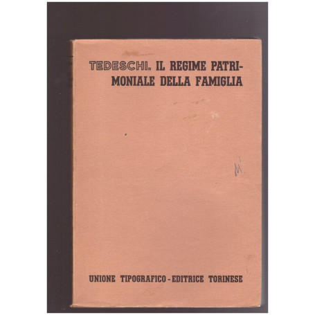 Il regime patrimoniale della famiglia